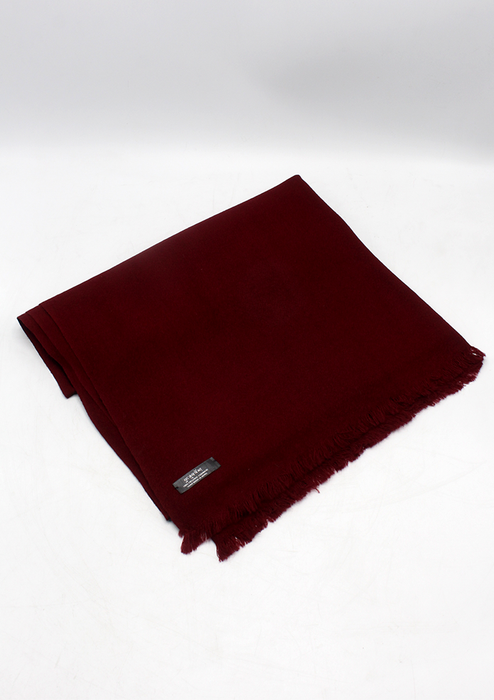 Light Monk Red Maroon Cashmere Large Shawl
