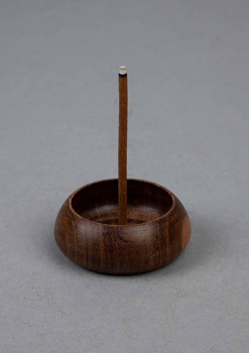 Handcrafted Wooden Circular Stick Incense Burner