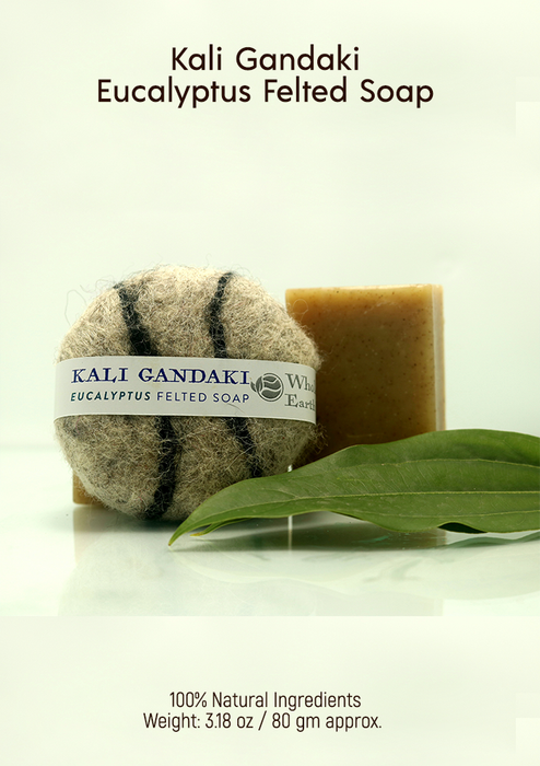 Kali Gandaki Eucalyptus Felted Herbal Soap