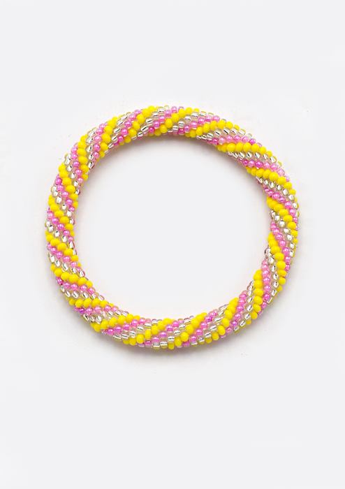 Multi Colored Nepal Roll On Bracelet for Kids