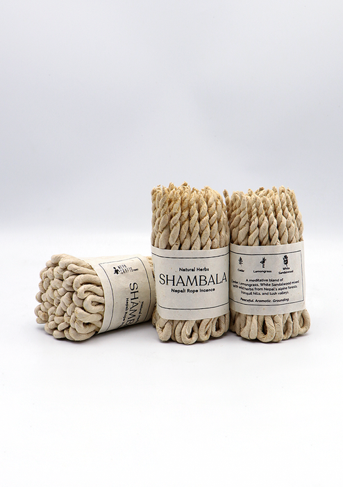 Handcrafted   Artisanal Shambala Nepali Rope Incense