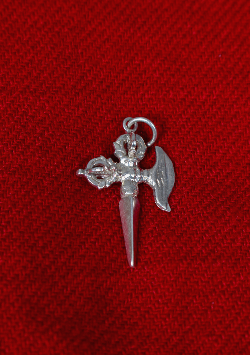 Sterling Silver Vajra Kartika Pendant