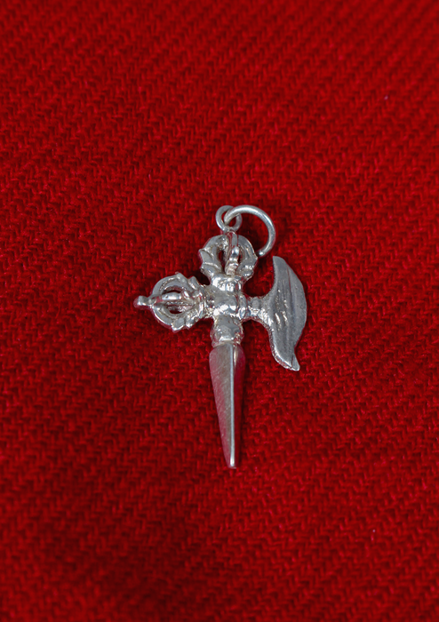 Sterling Silver Vajra Kartika Pendant