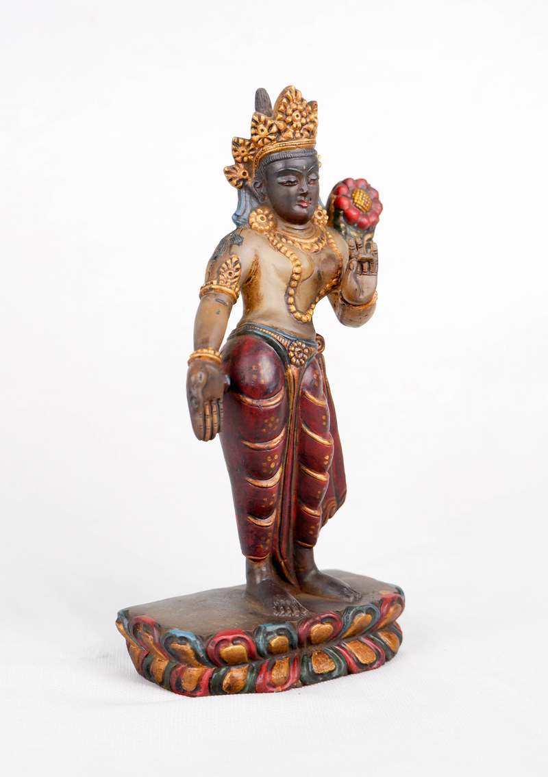 Standing Masterpiece Crystal Tara Statue