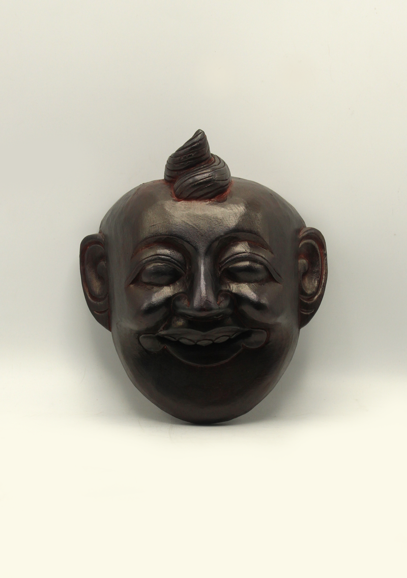 Wooden Joker Wall Hanging Decor Mask