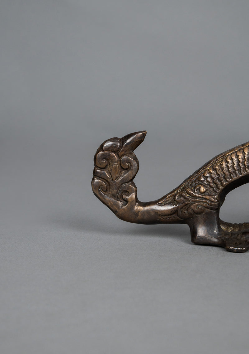 Brass Dragon Traditional Door Handle