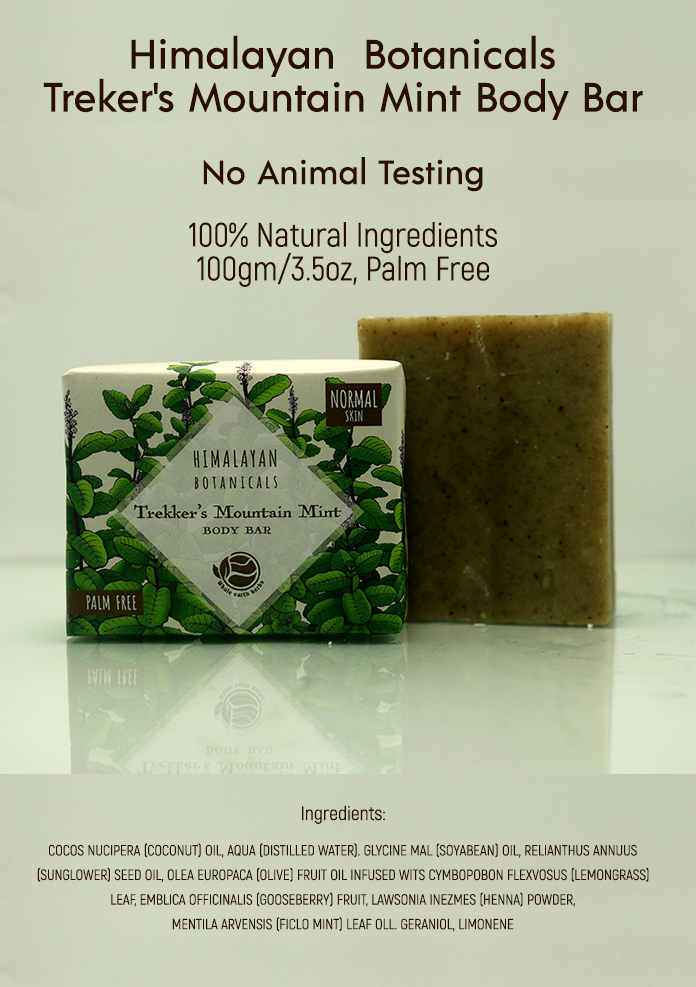 Himalayan Botanicals Trekker's Mountain Mint Herbal Soap