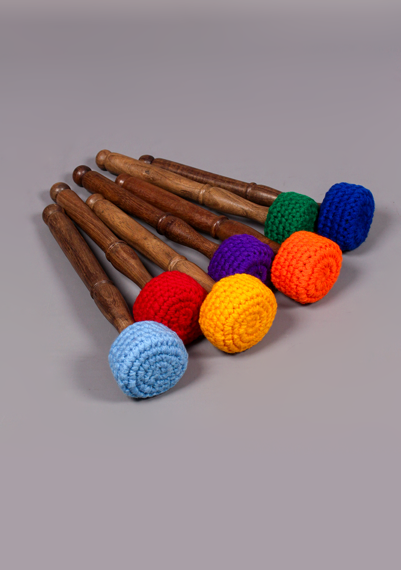 Crochet Drum Stick for Singing Bowl and Gong - Medium