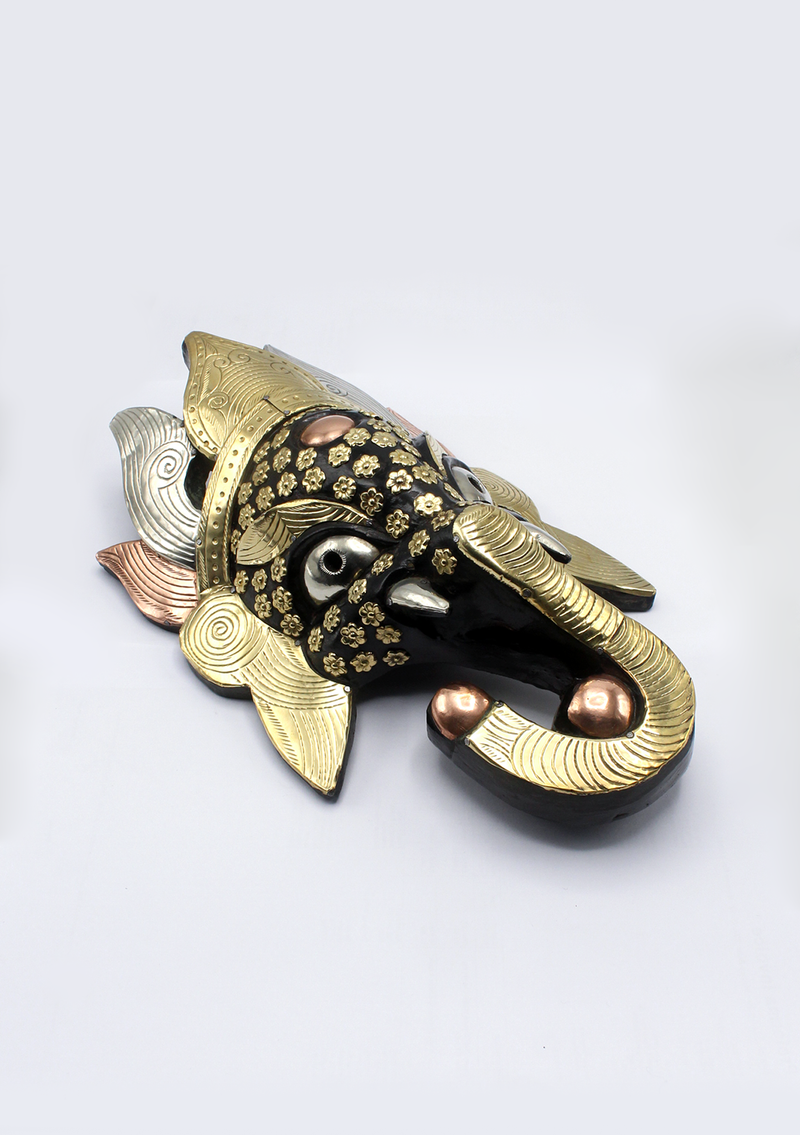 Hand Painted Ganesh Wall Hanging Mask