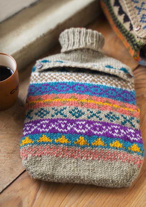 Handknitted Woolen Hot Water Bag Cover