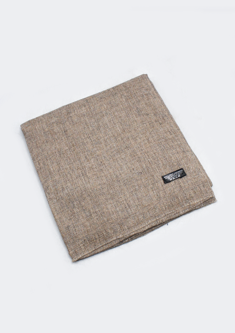 Gray Mix Wool Cashmere Shawl