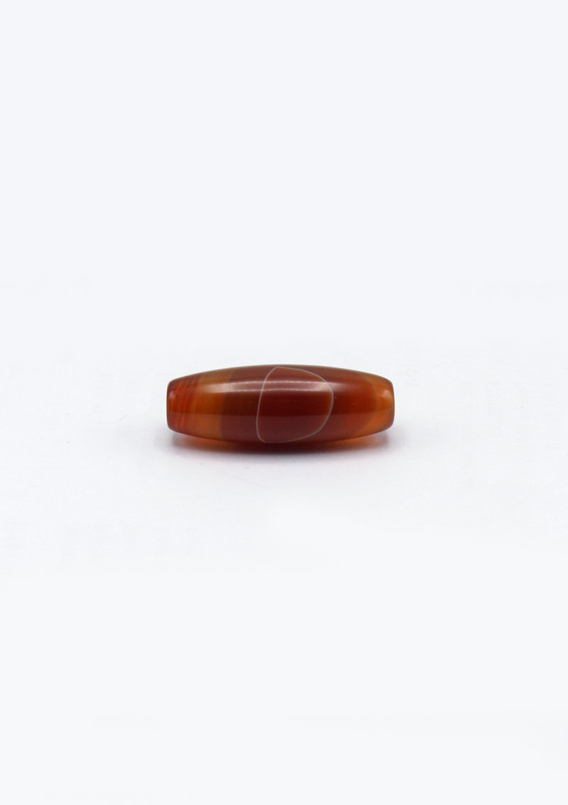 Red Agate Dzi Bead