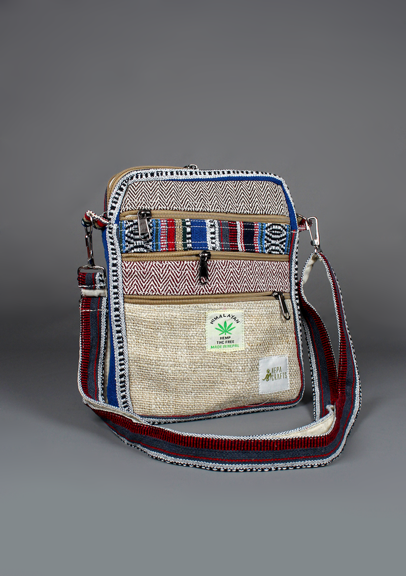 Hemp  Travel Passport Cross-Body Bag