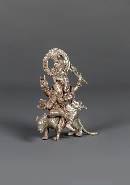 Sterling Silver 925 Ganesha Statue 9 cm H
