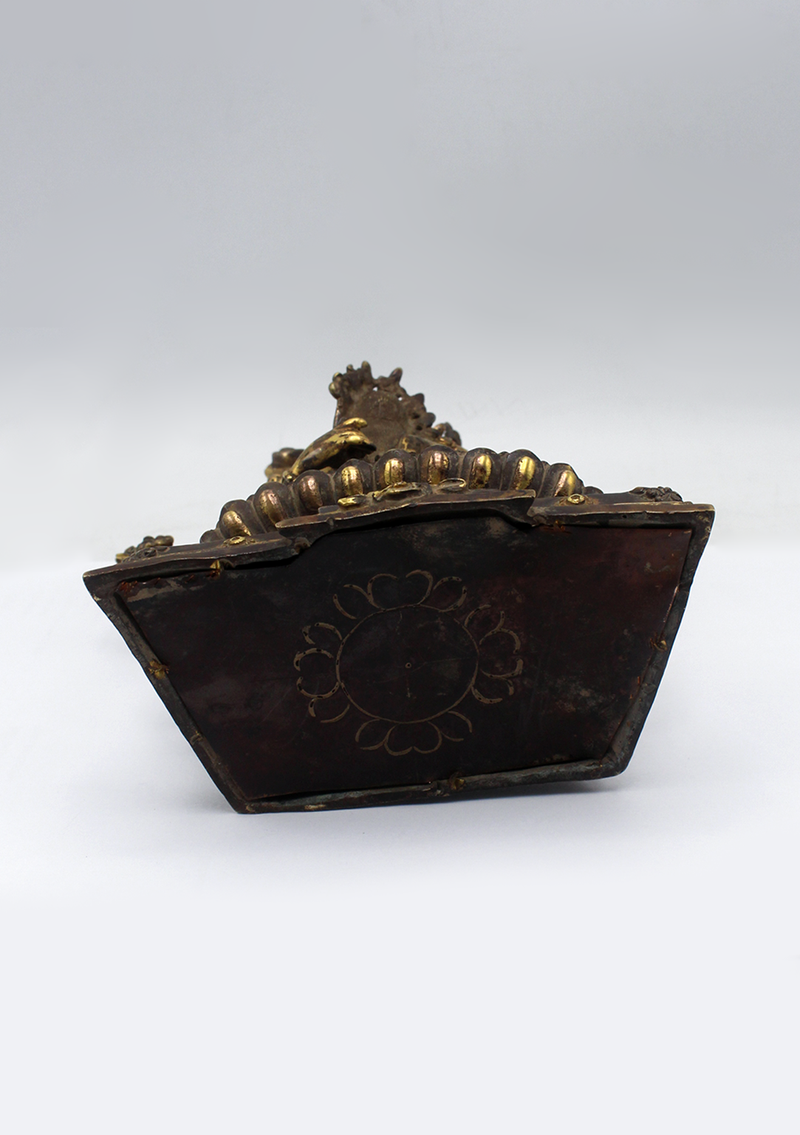 Copper Vajrasattwa Shakti Statue 6.5"H