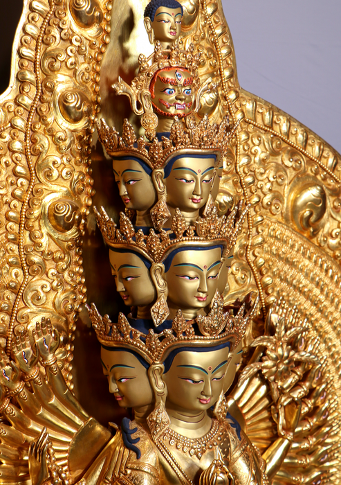 Masterarts Thousand Armed Avalokiteshvara Statue 48" H