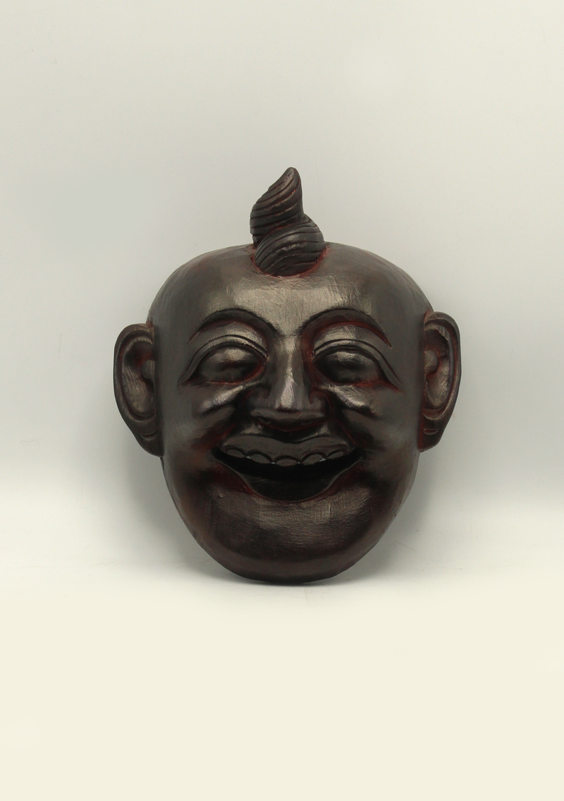 Wooden Joker Wall Hanging Decor Mask