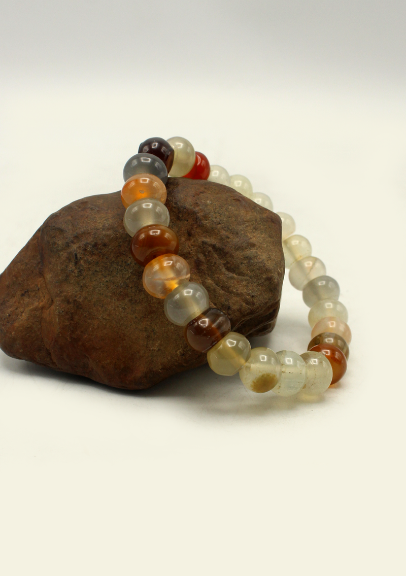 Jade Mix Beads Mala Bracelet