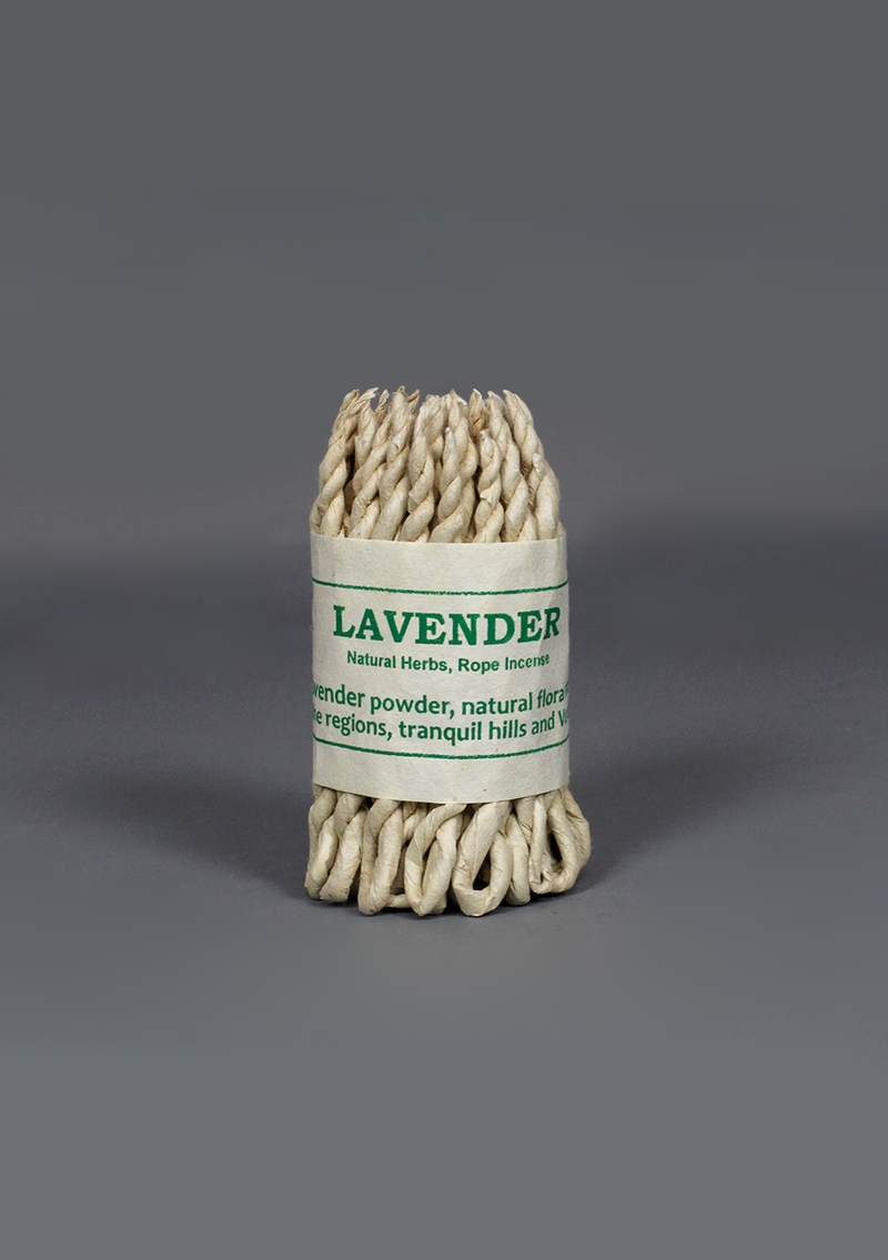 Lavender Natural Herbs Rope Incense