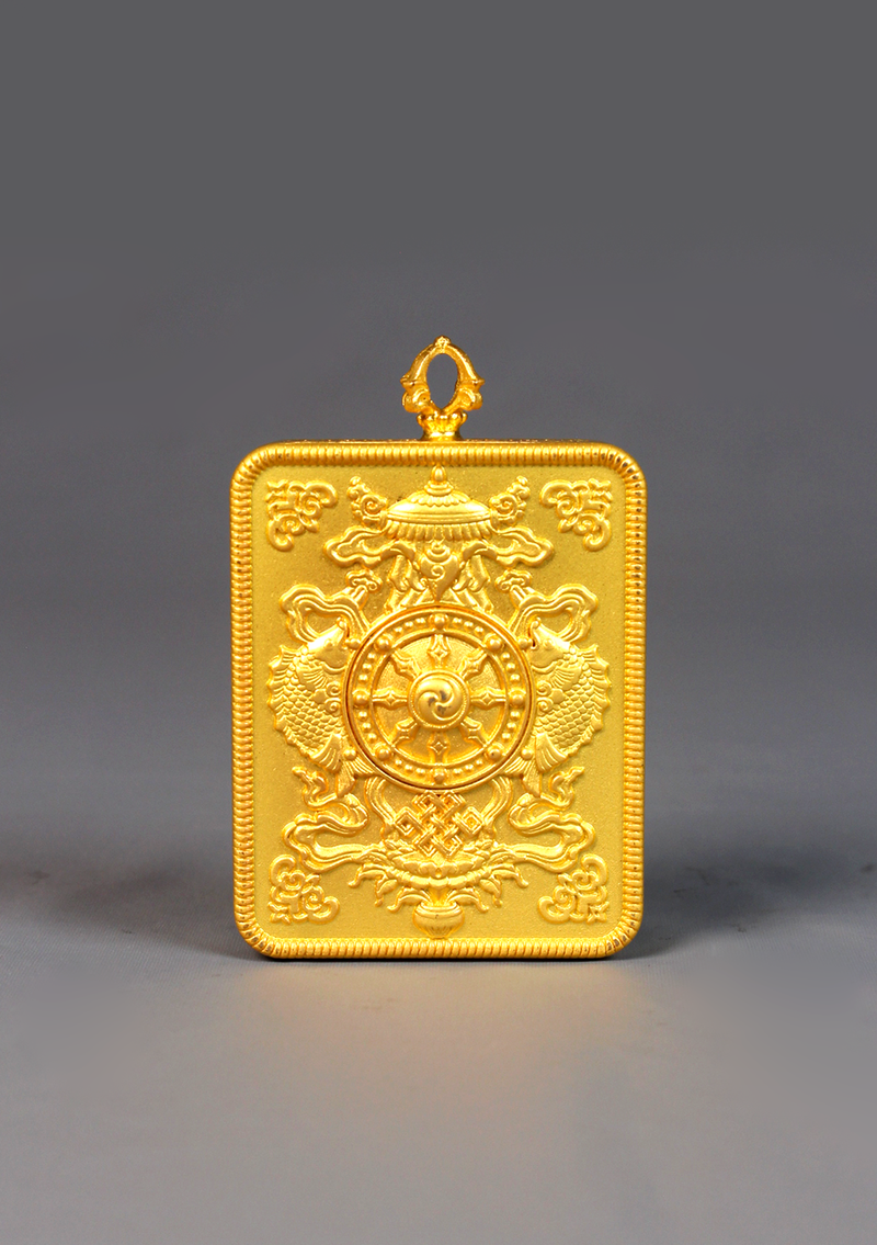 Guru Rinpoche Thangka Amulet Pendant