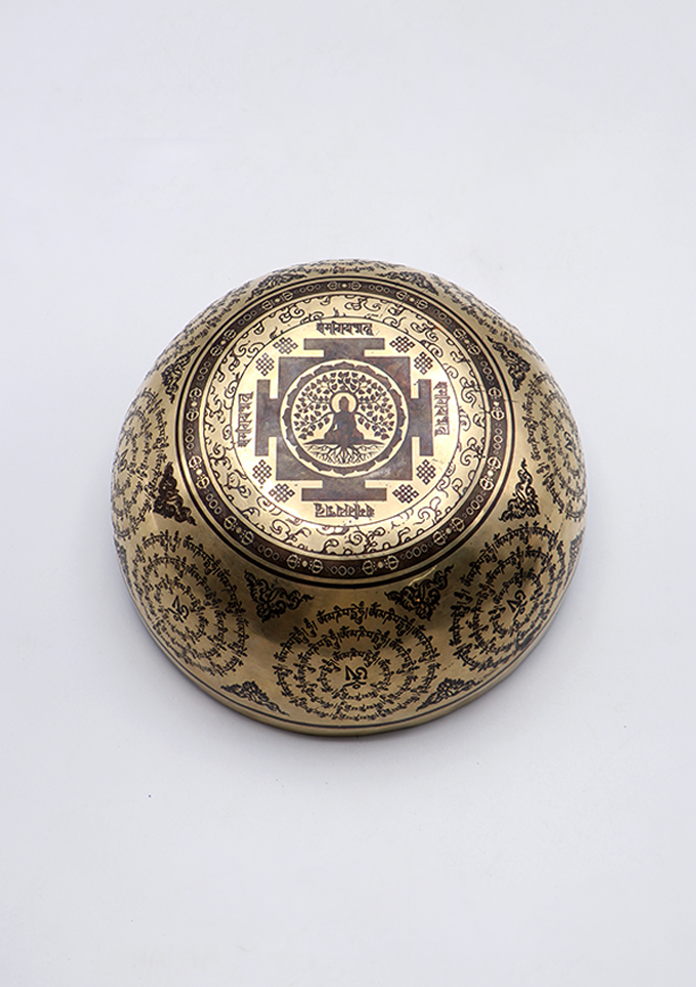 Chenrezig  HandPainted  Tibetan Singing Bowl