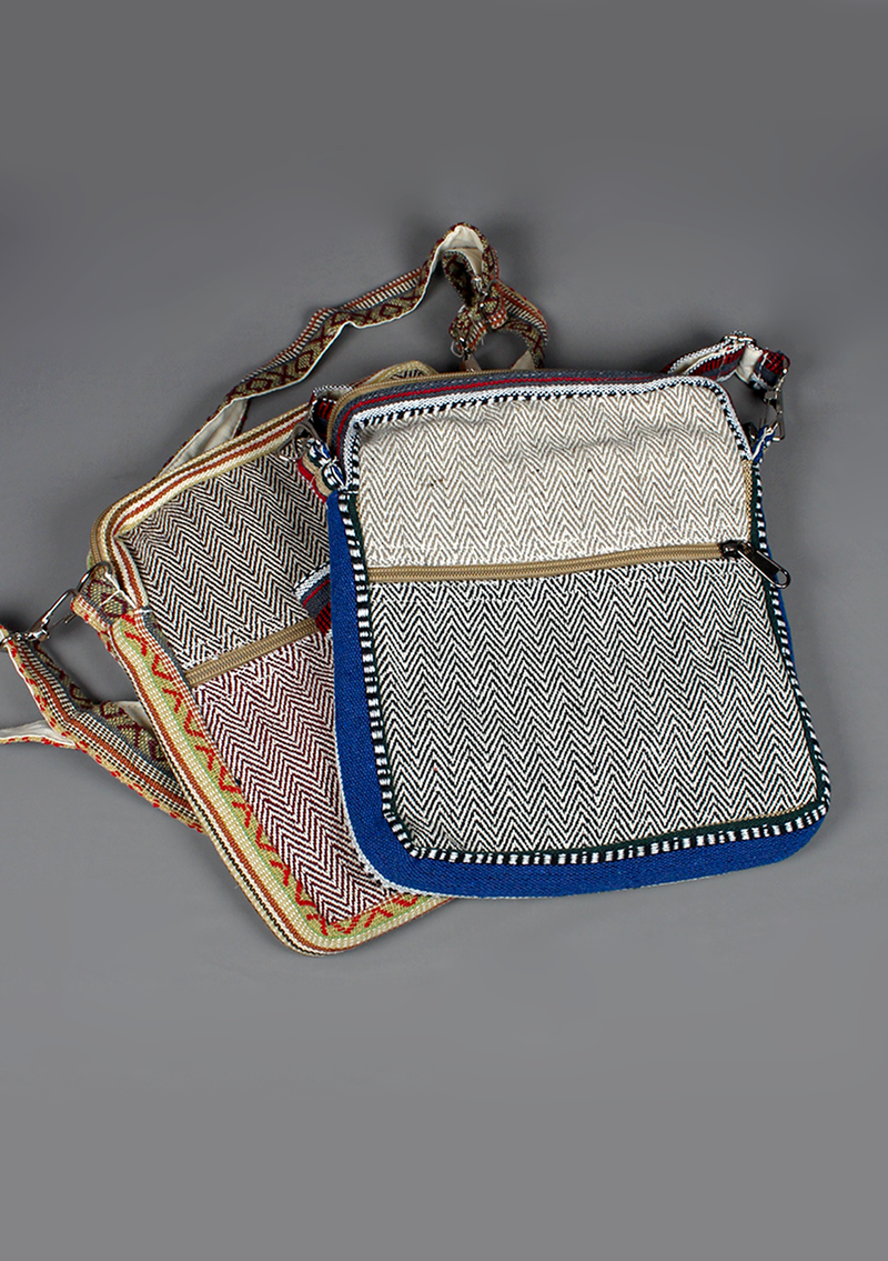 Hemp  Travel Passport Cross-Body Bag