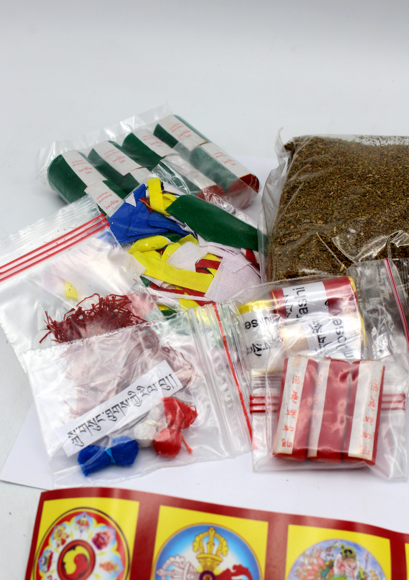 Mantra and religious holy substances for filling of Buddhist statues - Chenrezig 8" H