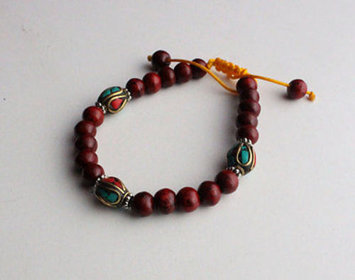 Red Rosewood Wrist Mala
