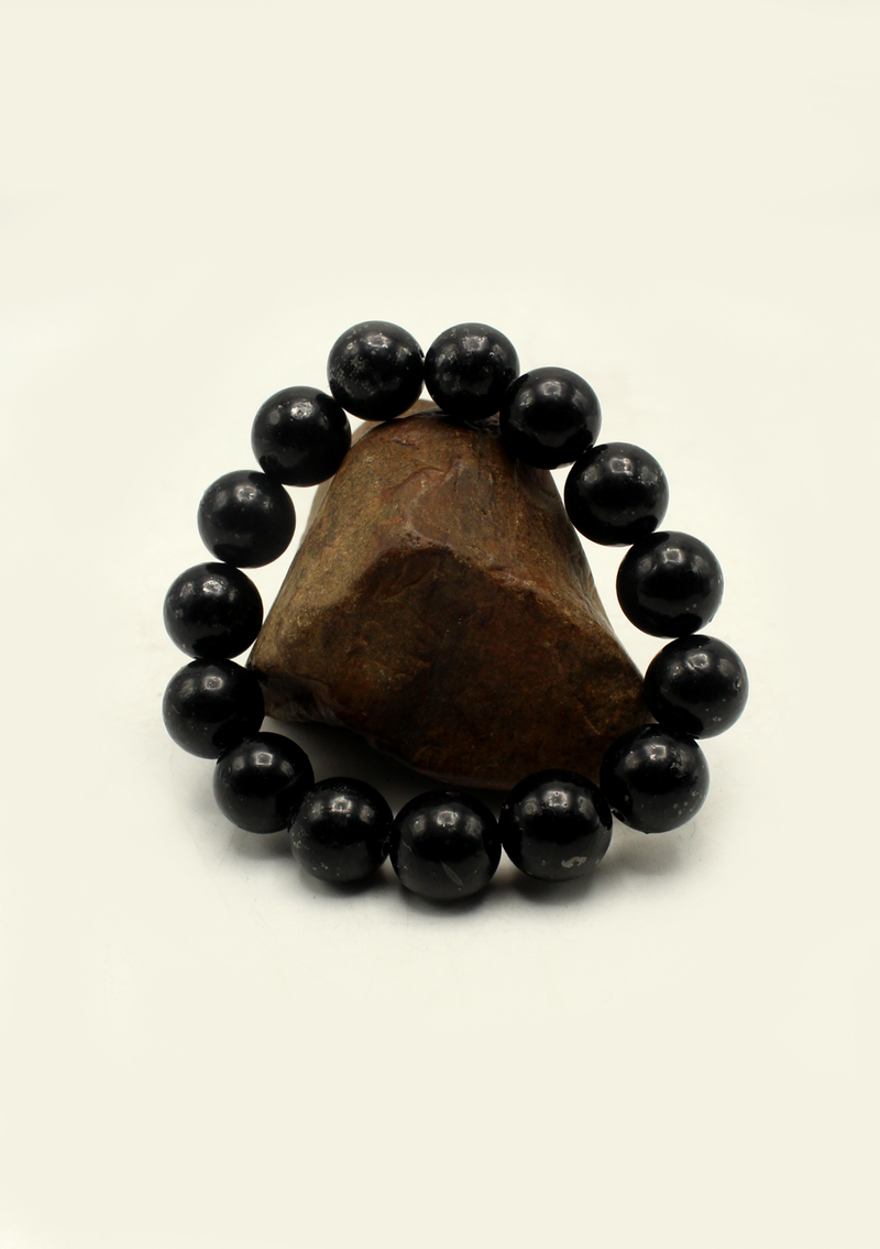 Black Onyx Beads Mala Bracelet