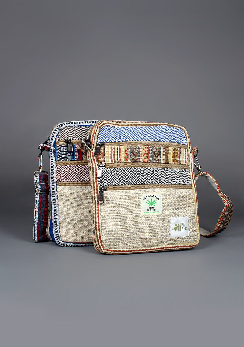Hemp  Travel Passport Cross-Body Bag