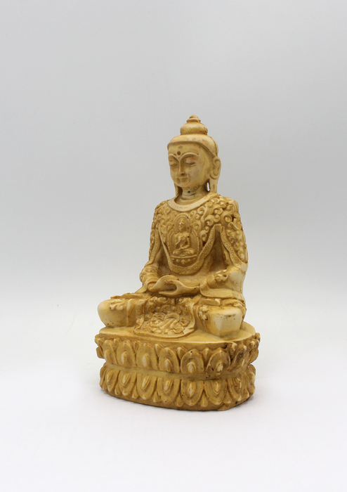 Meditating Buddha Resin Statue