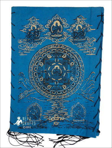 Square Mandala Print Lokta Paper Lamp Shade