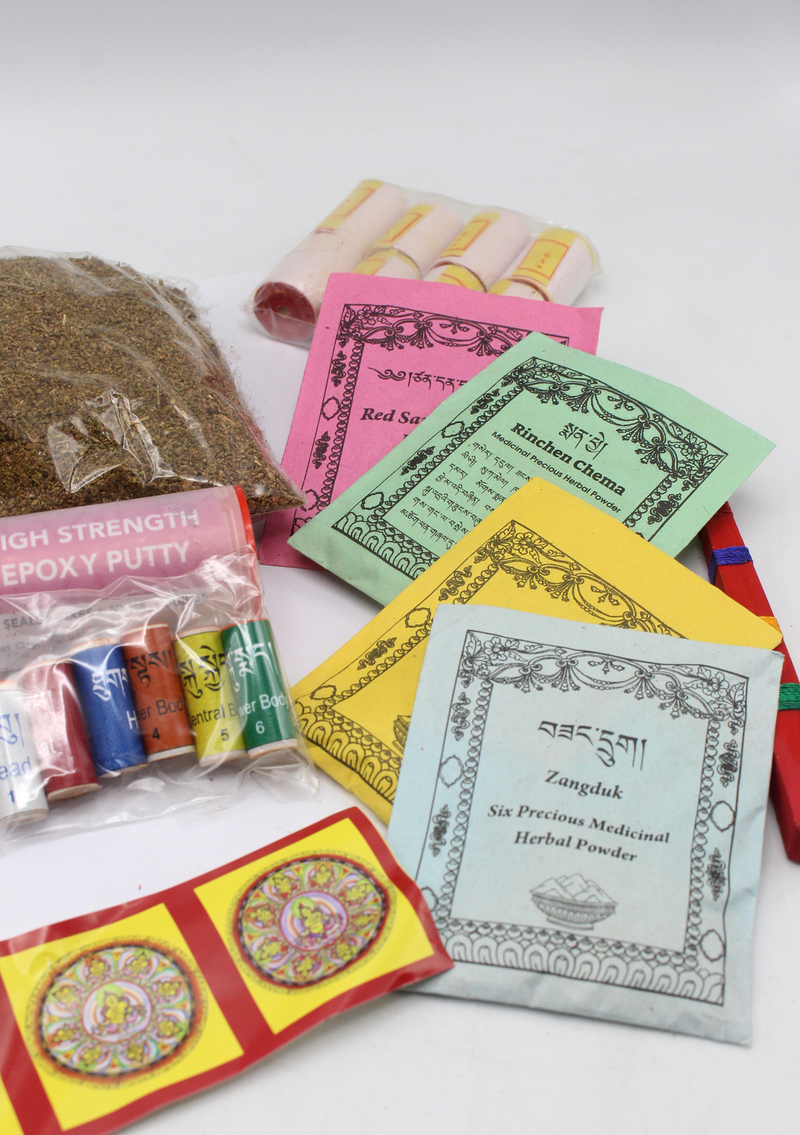Mantra and religious holy substances for filling of Buddhist statues - Chenrezig 8" H