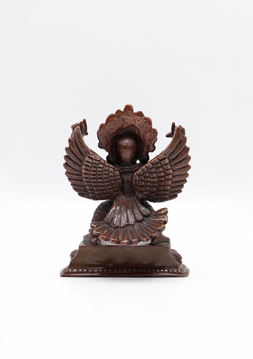 Copper Garuda Statue 5.5"H
