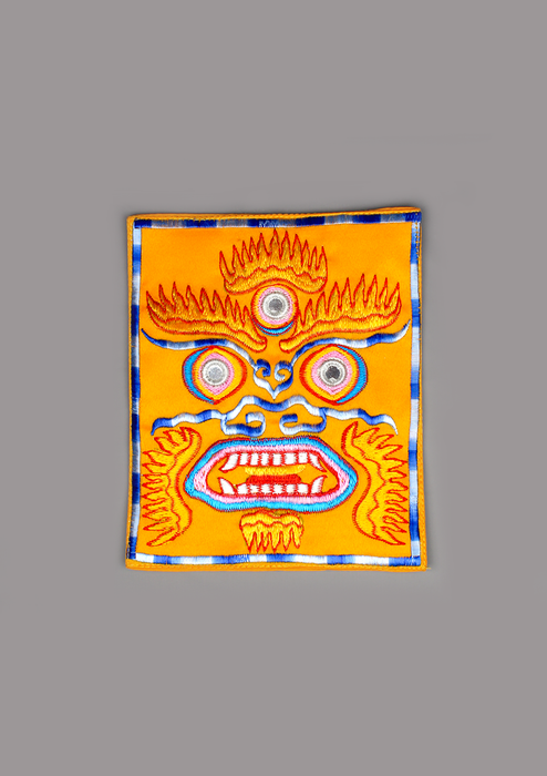 Mahakala Embroidery Altar Cloth Small