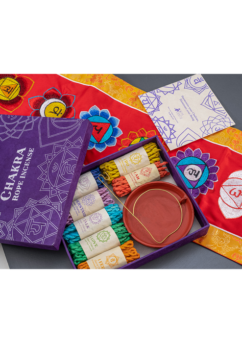 Seven Chakra Rope Incense Premium  Gift Box