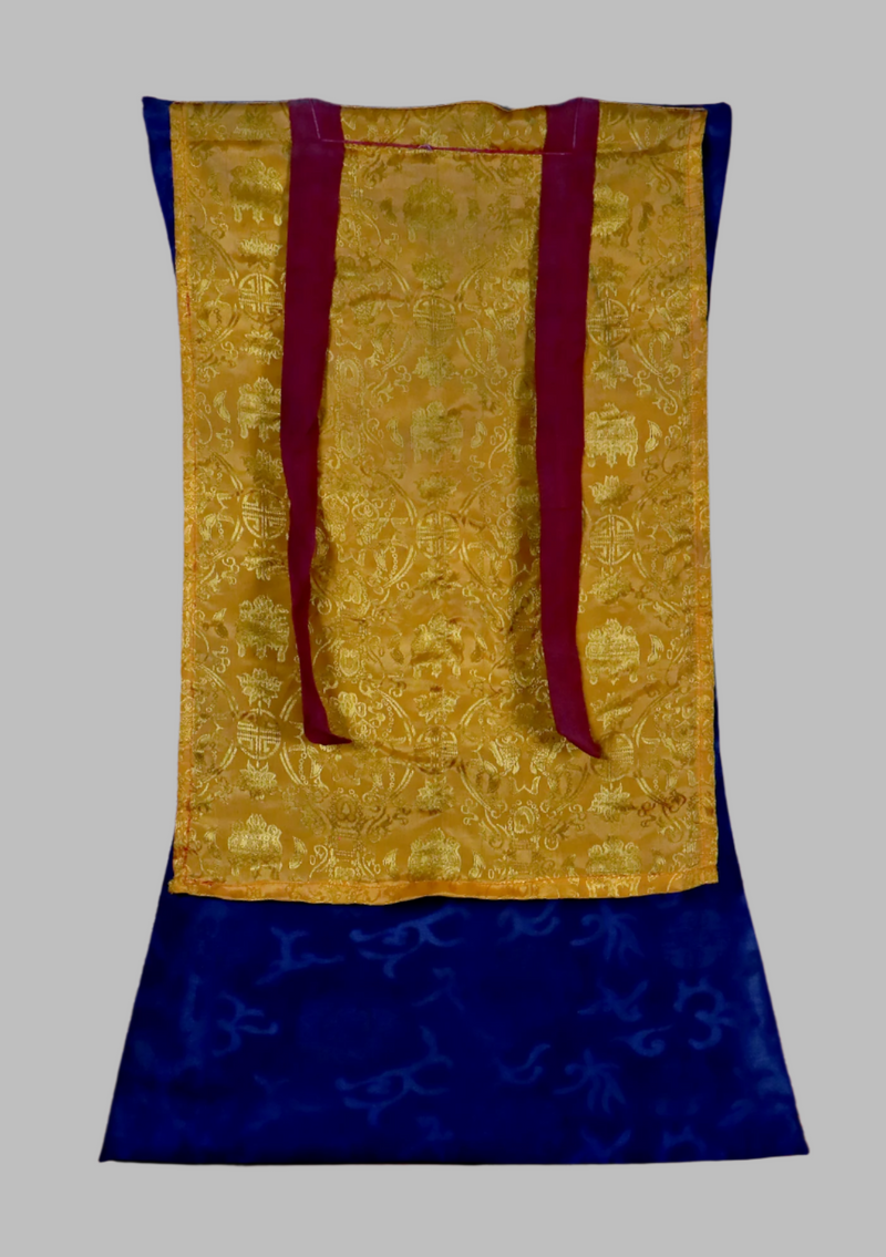 Guru Padmasambhava Brocade Thangka Painting