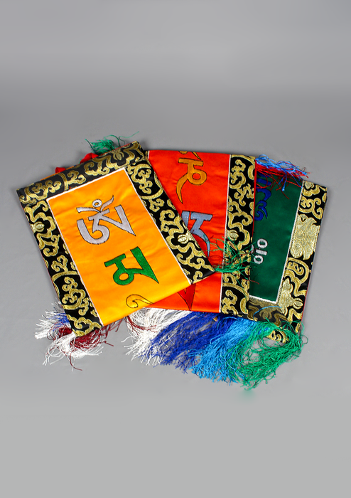 Chenrezig Mantra Brocade Wall Hanging