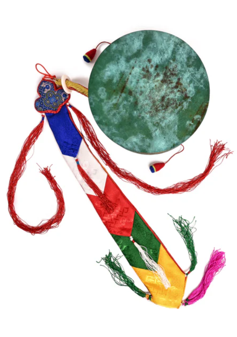 Tibetan Buddhist Ritual High Quality Chod Drum Damaru