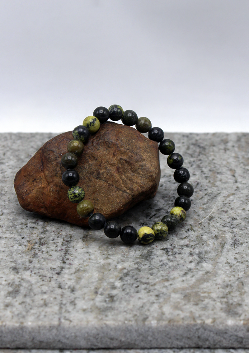 Earthy Tones Energy Beads Wrist Bracelet