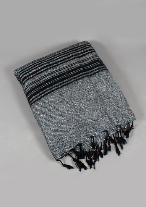 Handloomed Stripes Yak Wool Blanket