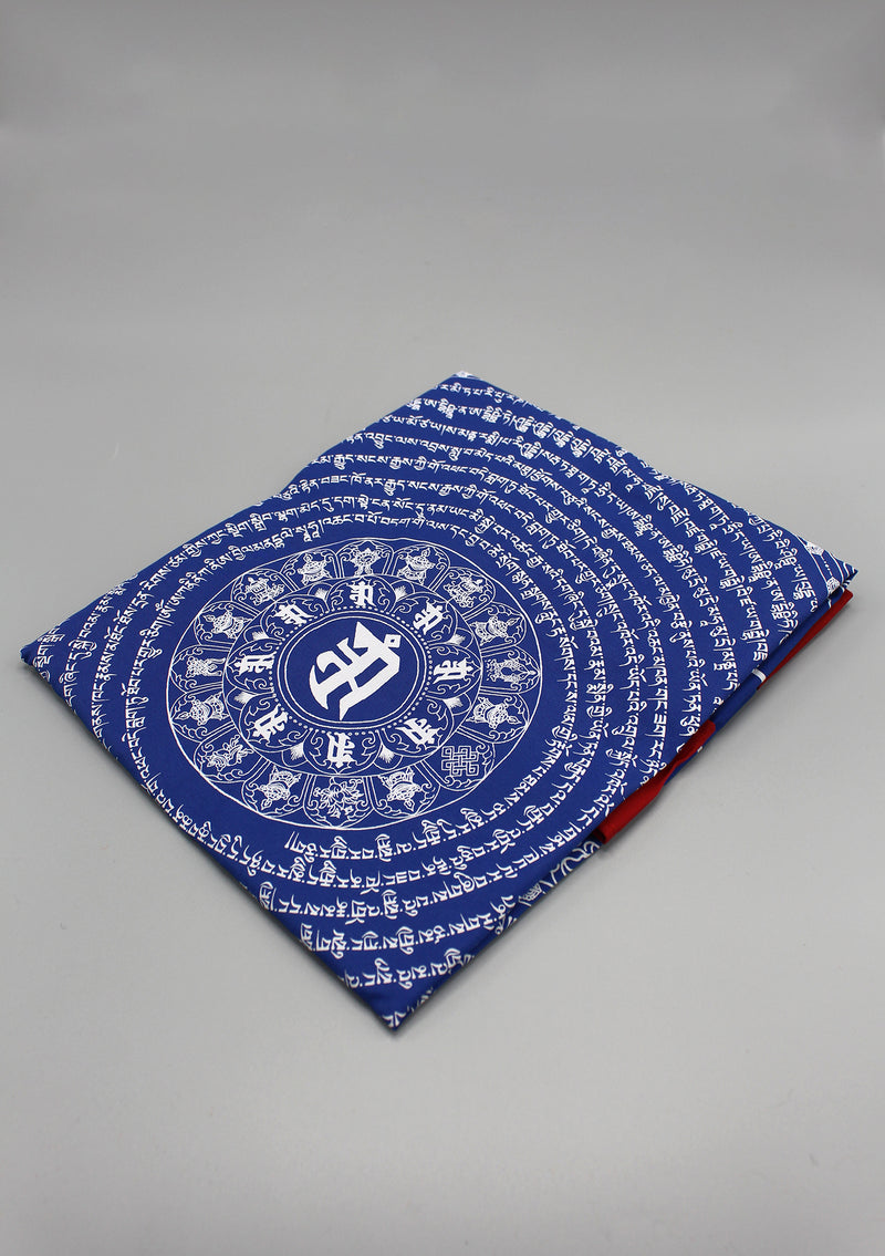 Blue Color Namgyalma Powerful Mantra Printed Prayer Flags
