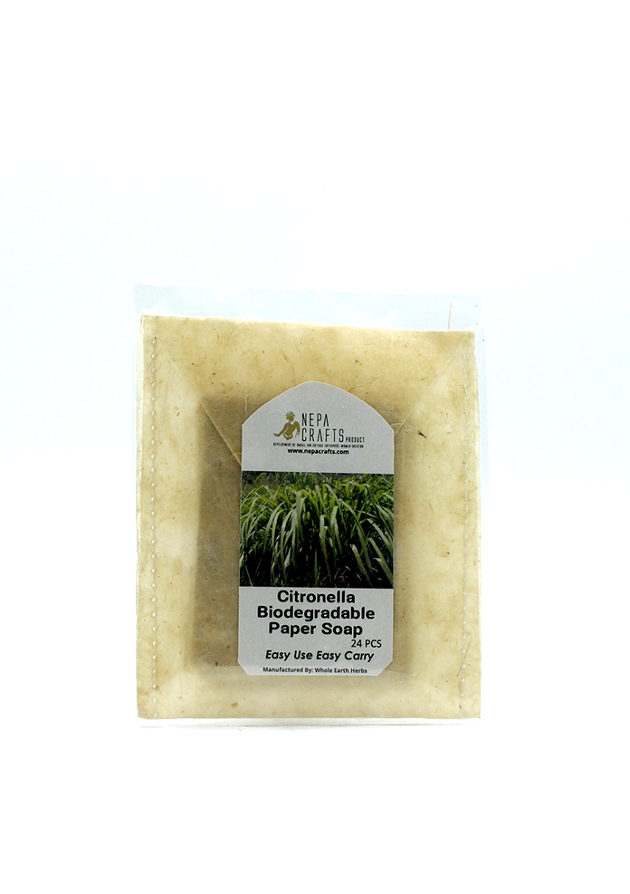 Citronella Biodegradable Paper Soap
