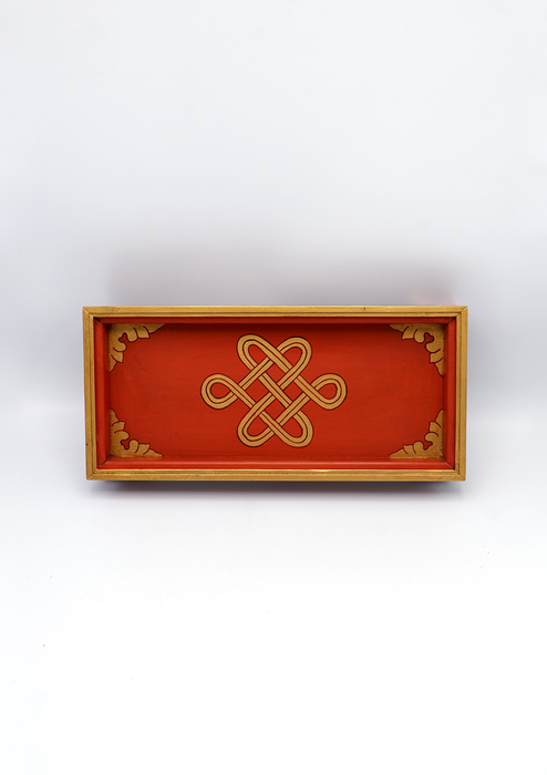 Handcrafted Buddhist Ritual Tibetan Tray