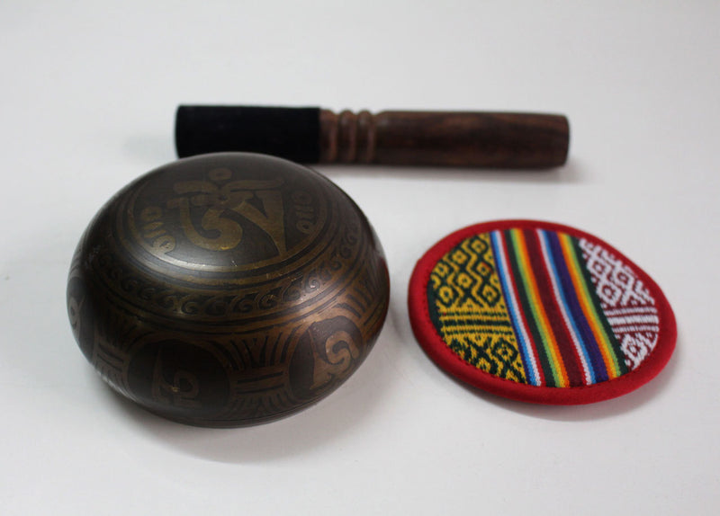 Buddha Eye Etched Tibetan Singing Bowls