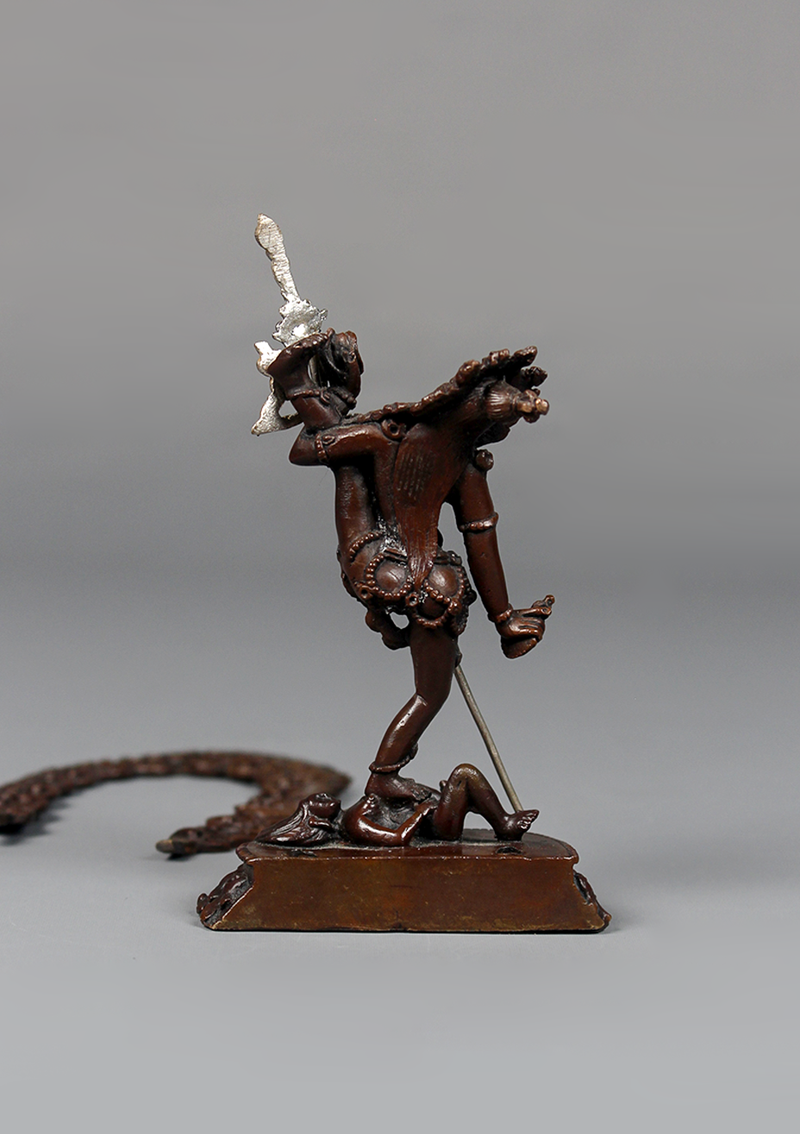 Copper Akash Yogini Statue 3.75"