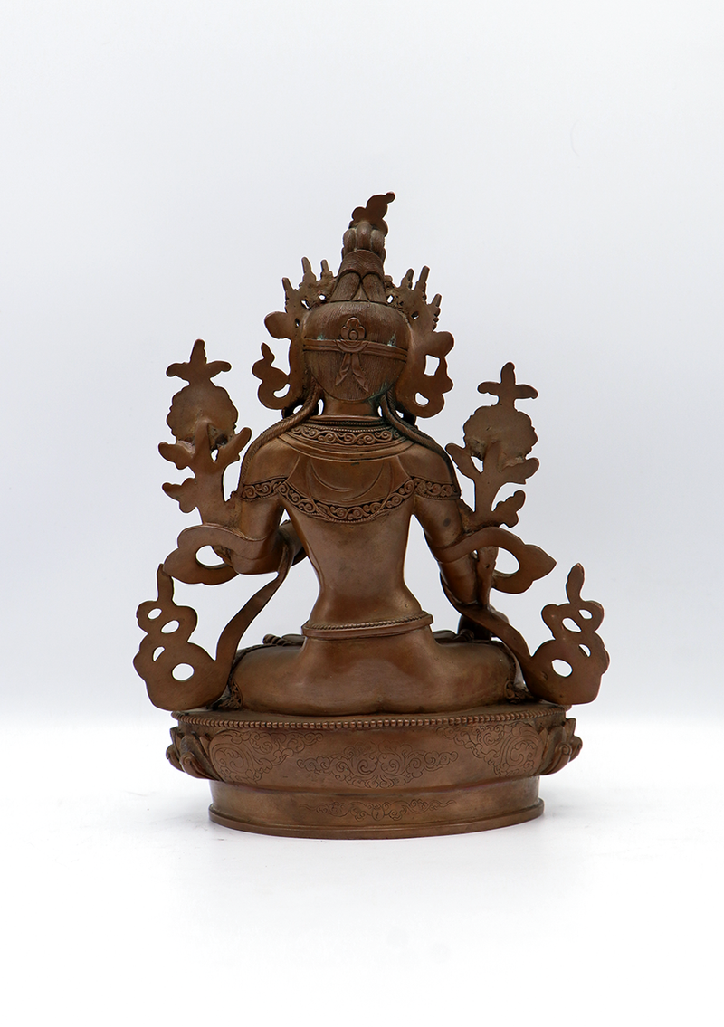 Masterpiece  White Tara Newar Art  Statue