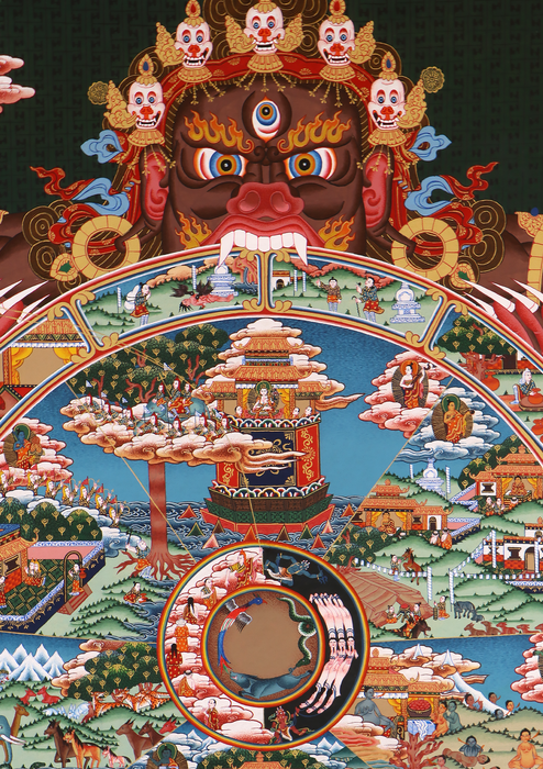 Wheel of Life Thangka Painting Masterarts