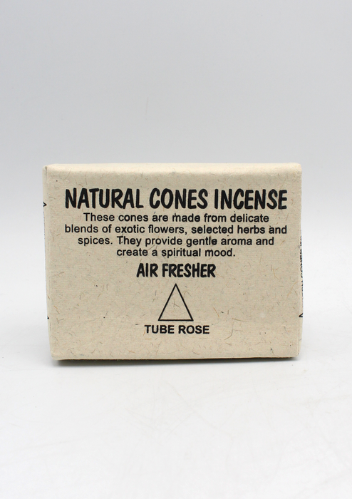 Tube Rose Tibetan Natural Cone Incense