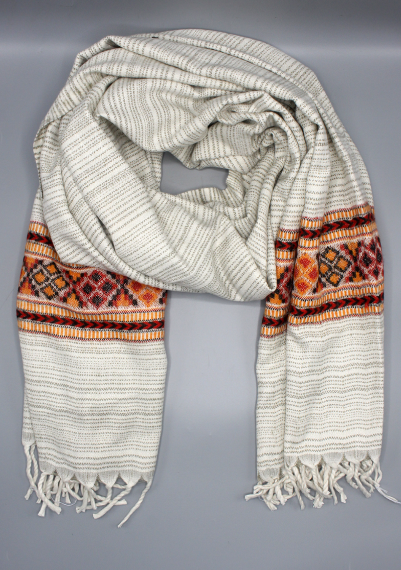 Nepali Hand Loomed Nazakat Woolen Shawl